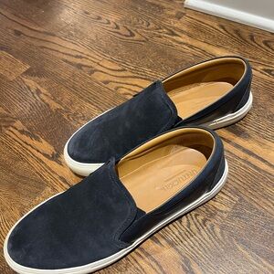 UNTUCKit Men's Navy and White Slip-On Loafers